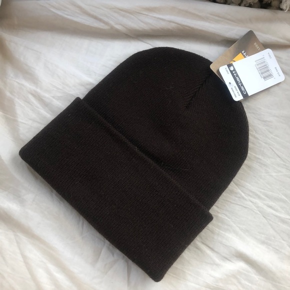- Carhartt Beanie  brown Hat Brand New with tags - Picture 3 of 4